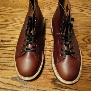 Dr. Martens Lesley Cherry Brown Fall leather boots